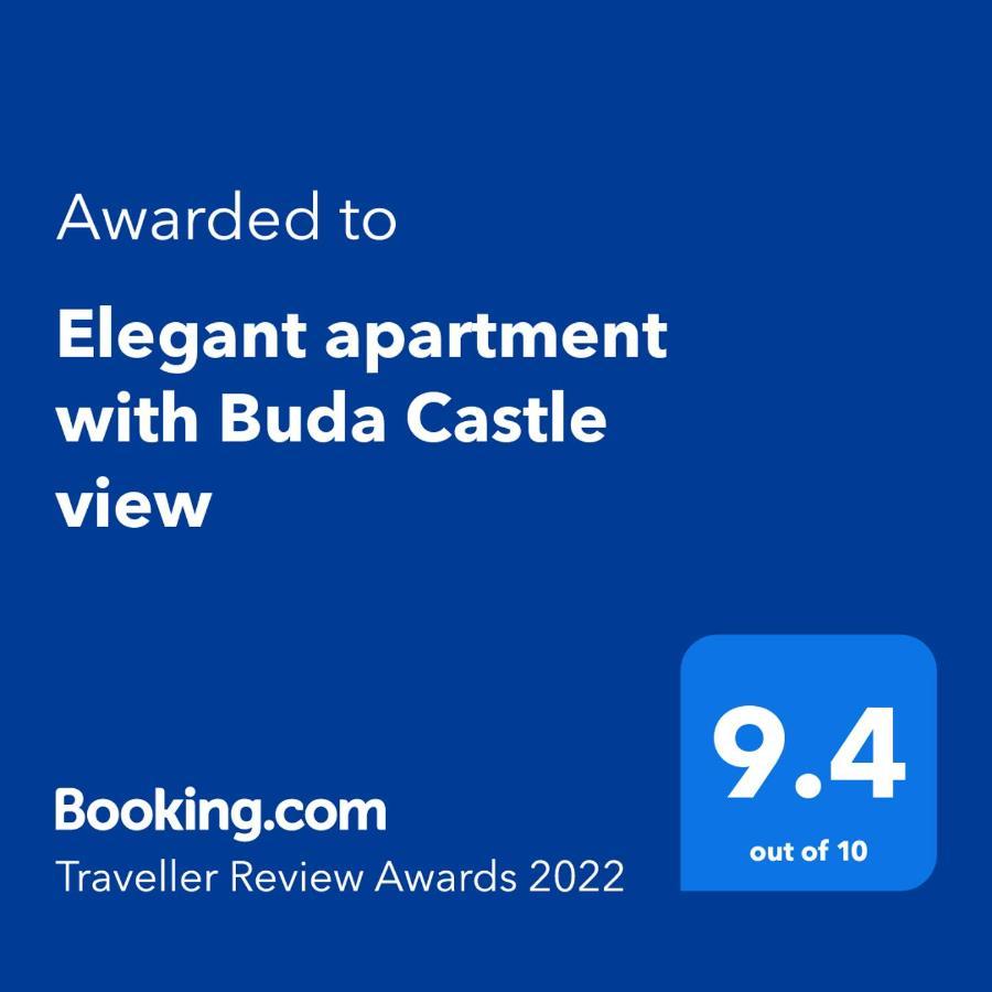 Elegant Apartment With Buda Castle View Budapest Exterior photo